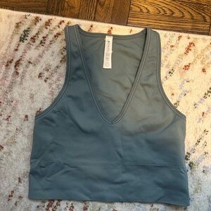 Athleta Blue V-Neck Tank